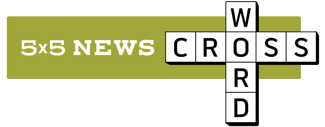 5x5 News Cross Word